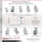 Service Caster 4 Inch Semi Steel Caster Set with 2 Brakes/Swivel Lock 2 Rigid SCC-30CS420-SSB-TLB-BSL-2-R-2 - alternate 2